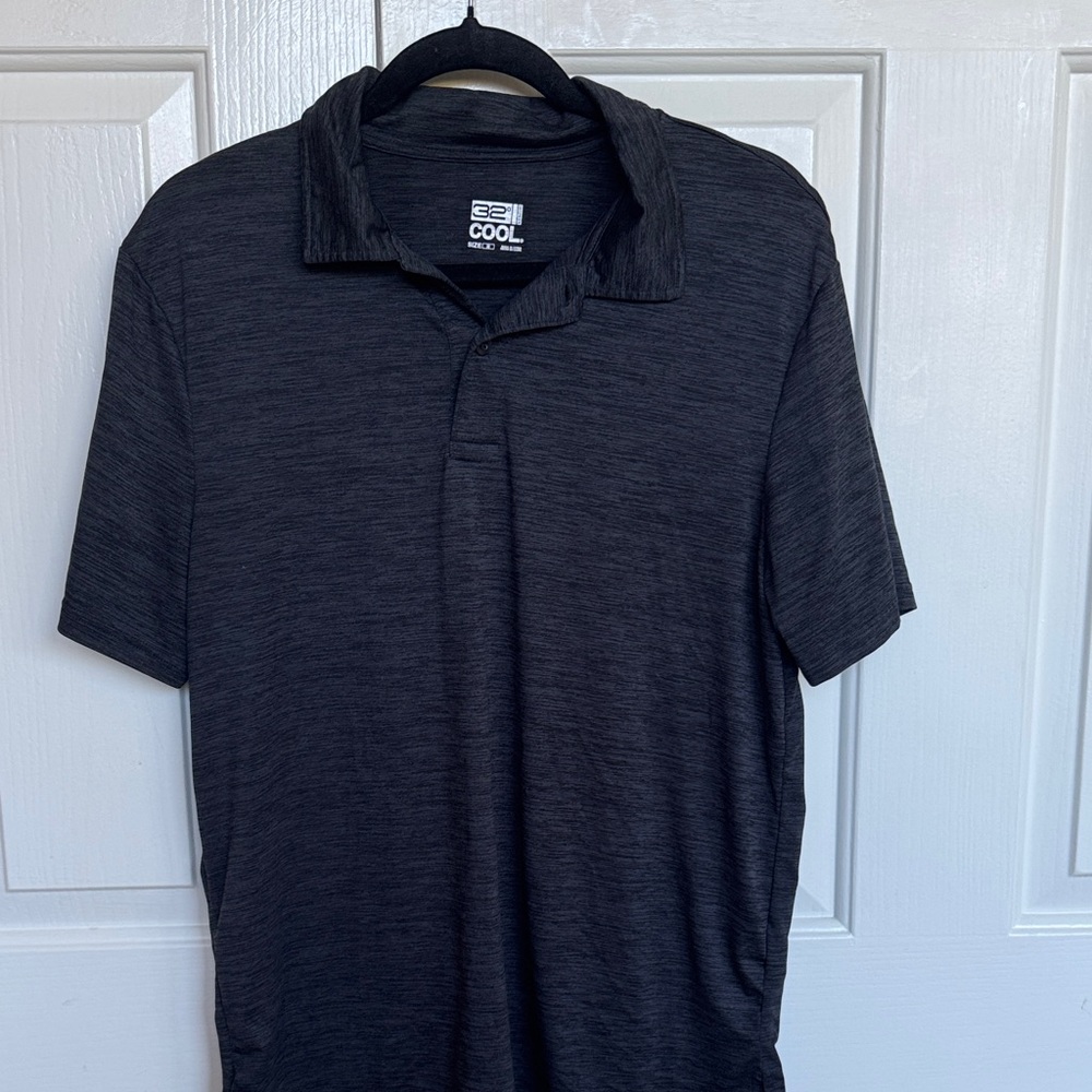 Black Men's Dry-Fit Polo Shirt